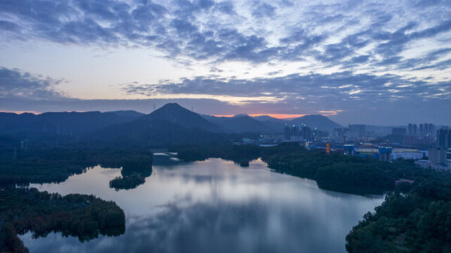 深圳坪山大山陂水庫(kù)風(fēng)光