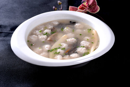 野菌肉丸湯