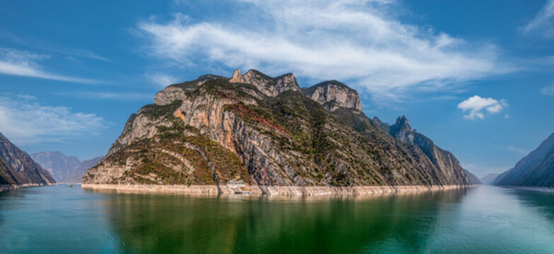 長江三峽巫峽紅葉季