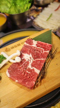 雪花牛肉