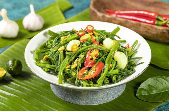 三巴醬炒通菜