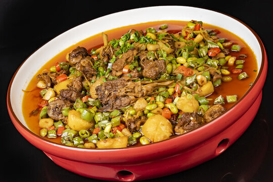 青豆燒麻鴨