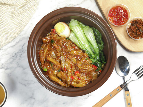 魚香茄子蓋碼飯