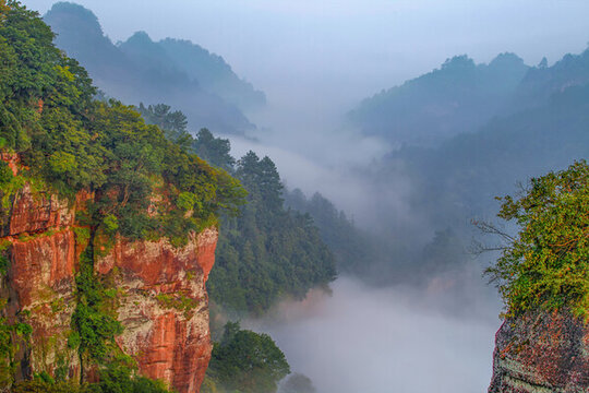齊云山云海
