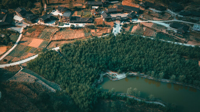 山村風光