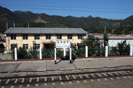 京承鐵路承德北馬圈子站站牌