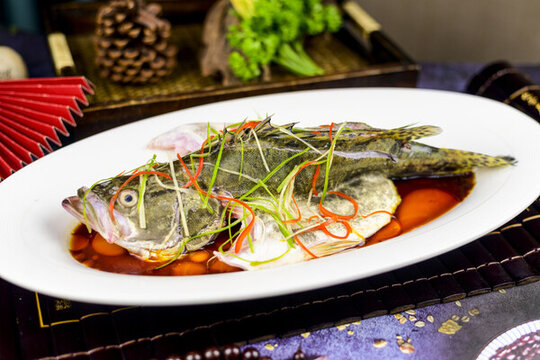 清蒸桂花魚