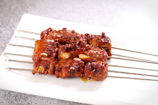 麻辣豬排串