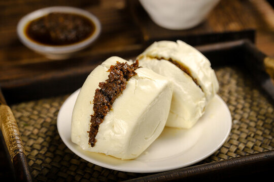 外婆菜夾饃饃