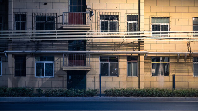 老城區(qū)的街邊住宅