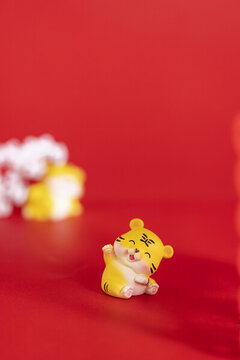 小老虎創(chuàng)意新年春節(jié)圖片
