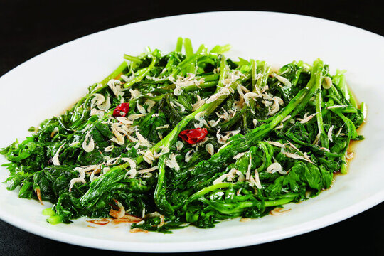 生煎蝦皮茼蒿