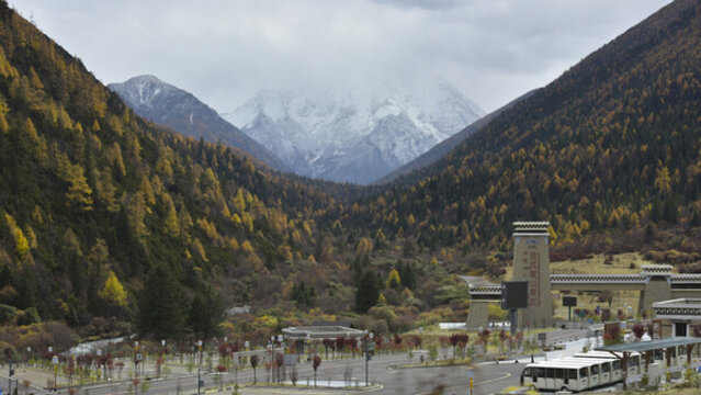 甘孜彩林雪山紅葉攝影天堂39