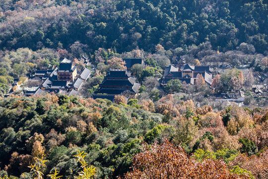 杭州靈隱寺秋色