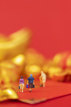 購(gòu)物年貨節(jié)新年創(chuàng)意圖片
