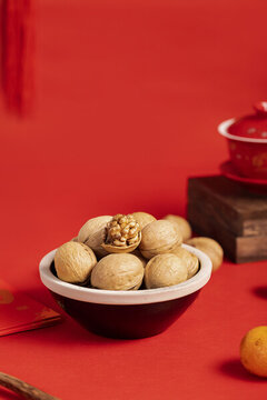 核桃創(chuàng)意春節(jié)新年圖片