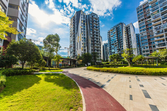 城市的樓盤住宅