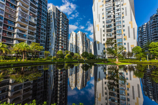 城市的樓盤住宅