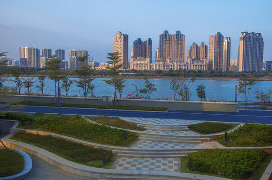 泉州江濱城市風景
