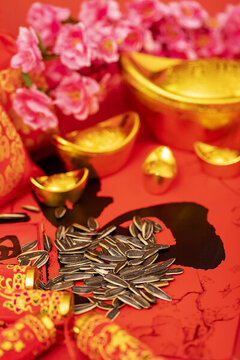 新年喜慶紅火素材圖片