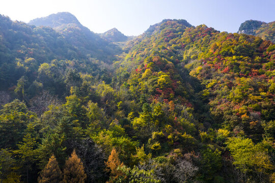 彩色秦嶺
