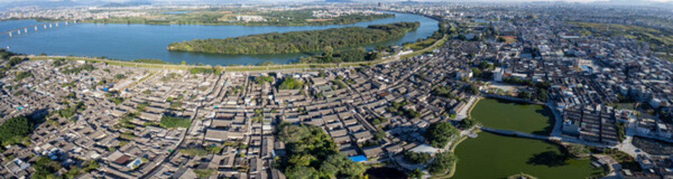潮州市龍湖古寨全景圖