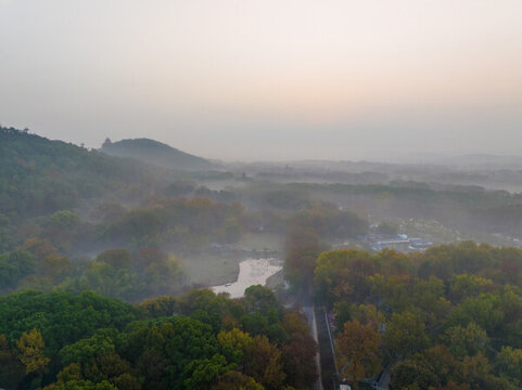 武漢東湖磨山風(fēng)景區(qū)初冬風(fēng)光