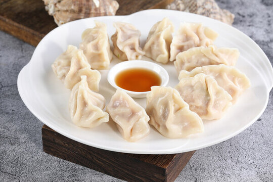 鮑魚蒸餃