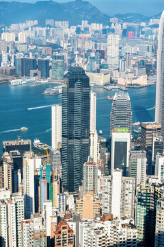 航拍中國(guó)香港特寫