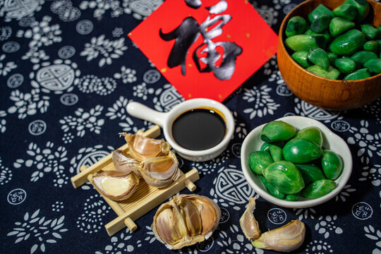 冬至臘八蒜美食