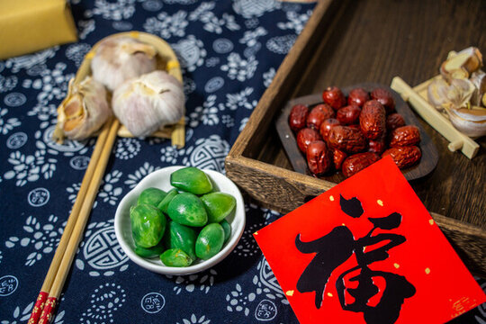 冬至臘八蒜美食