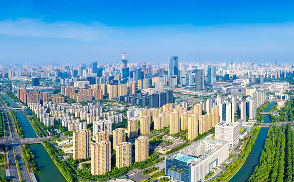 浙江省寧波市東部新城城市風(fēng)光