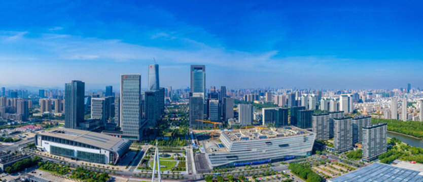 浙江省寧波市東部新城城市風光