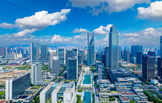 浙江省寧波市東部新城城市風(fēng)光