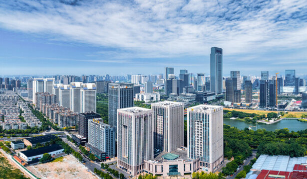 浙江省寧波市東部新城城市風(fēng)光