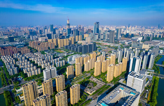 浙江省寧波市東部新城城市風(fēng)光
