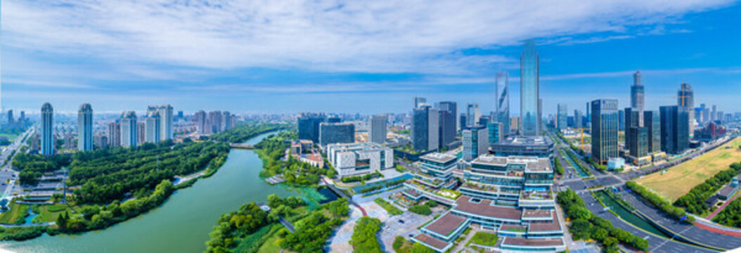 浙江省寧波市東部新城城市風(fēng)光