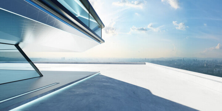 金屬幾何氣派建筑照片