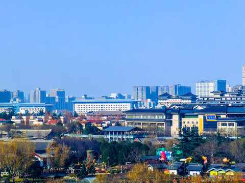 西安城市風(fēng)光遠(yuǎn)景大圖