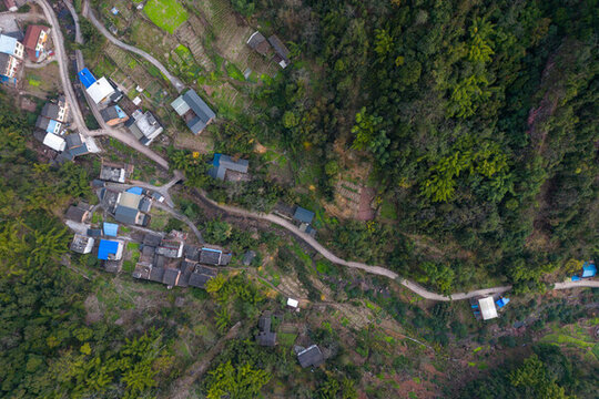 航拍鄉(xiāng)村公路