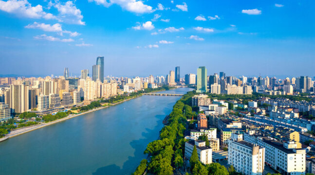 寧波三江口姚江段城市環(huán)境