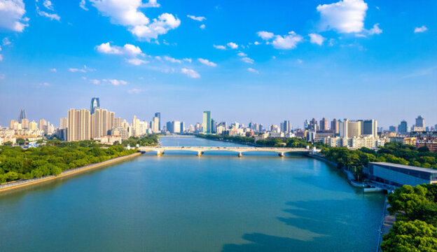 寧波三江口姚江段城市環(huán)境
