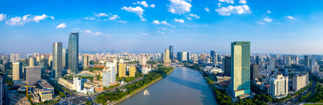 寧波三江口姚江段城市環(huán)境