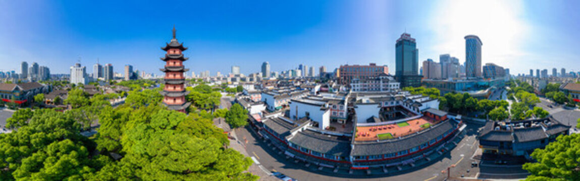 寧波市天封公園天封塔城市環(huán)境