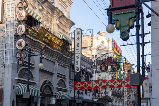 民國(guó)上海街景
