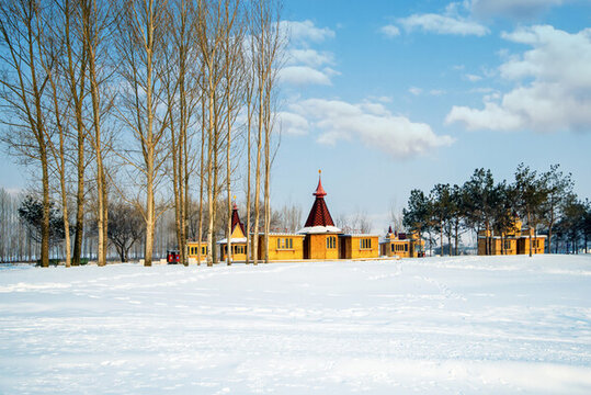 冬季雪景風(fēng)光