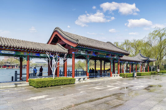 濟南中式建筑街景