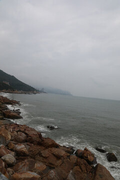 海邊礁石