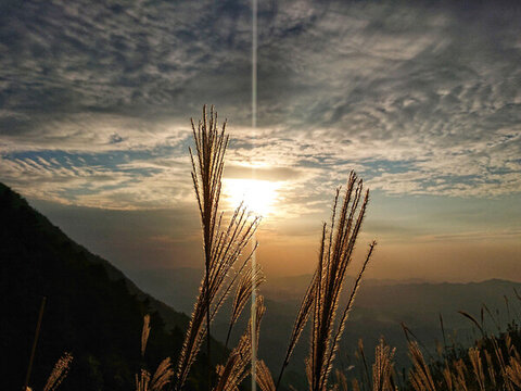 武功山夕陽