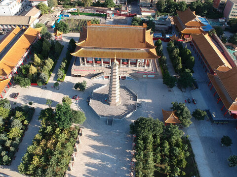 甘肅武威鳩摩羅什寺廟